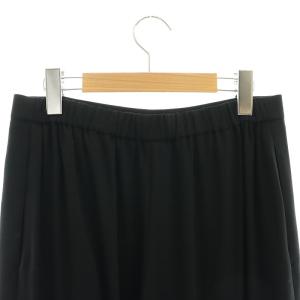 Theory Powder Crepe Wide Pull On N 2 パンツ ストレート スラックス M 黒 ブラック