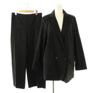 ECO CRUNCH WASH セットアップ テーラードジャケット パンツ ストレート リネン 6 M