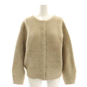 24AW ラメ ニットカーディガン ニット セーター S ベージュ /SS OS