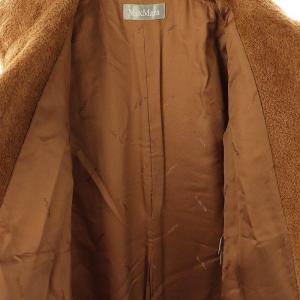 Max Mara 銀タグ アルパカウール コート 36 ブラウン