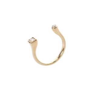 イヤーカフ ダイヤモンド 0.08ct K10 片耳用