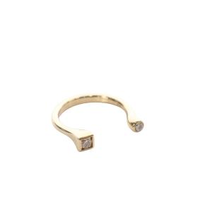 Hirotaka イヤーカフ ダイヤモンド 0.08ct K10 片耳用