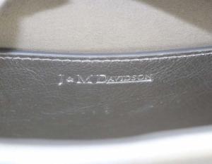 J&M DAVIDSON ショルダーバッグ ワンショルダー 斜め掛け レザー シルバー色 /YO8