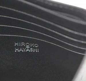 HIROKO HAYASHI LA SCALA 長財布 二つ折り カーフレザー ブラック