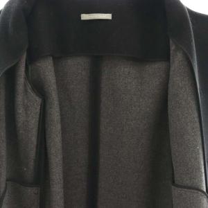 theory luxe ノーカラ?コート アウター 040 ブラック /ES OS