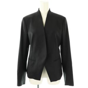 ノーカラージャケット ウール 040 濃紺 /MI OS