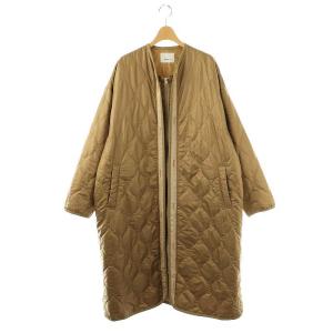 ポリエステルキルティングコート 1 ベージュ
