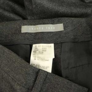 theory luxe NALIAN FLEECY スラックス テーパードパンツ 38 グレー /MY OS