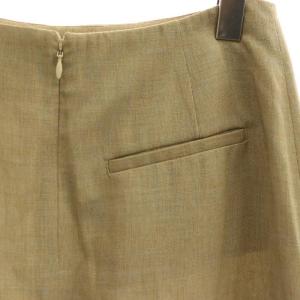 TOMORROWLAND collection メランジリネンセミマーメイドスカート ロング 36 ベージュ /DF OS