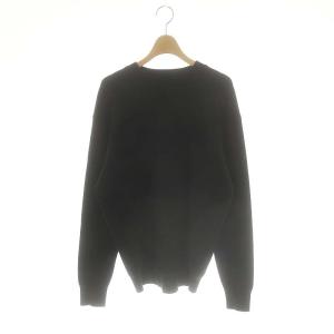 アパルトモン ベーシッククルーネックニット セーター 長袖 ブラック /ES OS
