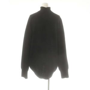 CINOH ウールタートルニットプルオーバー セーター 長袖 F ブラック /ES OS