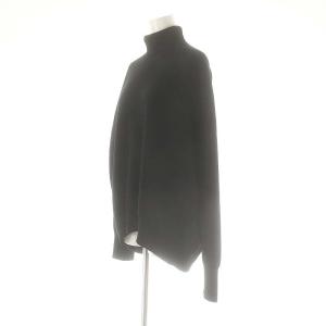 CINOH ウールタートルニットプルオーバー セーター 長袖 F ブラック /ES OS