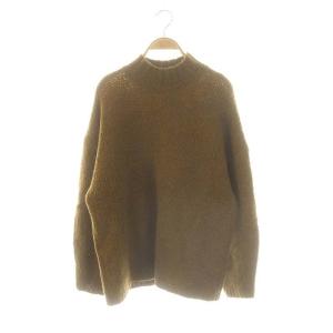 ニット セーター アルパカ混 オーバーサイズ XS TP カーキブラウン /ES OS