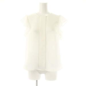 フリルブラウス フレンチスリーブ プルオーバー 38 オフホワイト /DO OS