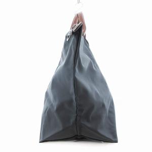 Longchamp ルプリアージュ ボストンバッグ トート ナイロン グレー /UO
