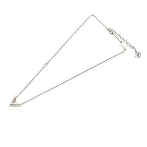 LOUIS VUITTON ネックレス エセンシャル V ペンダント LVサークル シルバー色 M63197