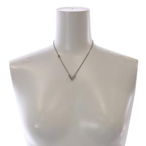 LOUIS VUITTON ネックレス エセンシャル V ペンダント LVサークル シルバー色 M63197