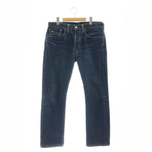 SLIM FIT ボタンフライ セルビッジ デニムパンツ ジーンズ 32 インディゴ /SY OS