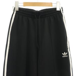 adidas Originals リラックスワイドレッグパンツ ジャージパンツ イージー S ブラック GD2273 /DF OS