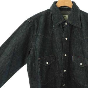 MADISONBLUE MB174-5736 WESTERN SHIRT DENIMシャツ デニム 02 M 紺 /MI OS