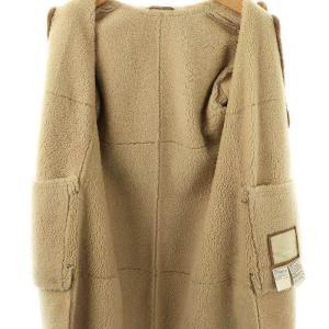 S Max Mara ミンクファー ムートンコート アウター 38 ベージュ /DF OS