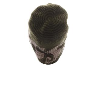 STUSSY Waves Knit Bucket hat ハット 総柄 帽子 ニット O/S カーキ 緑 /SR21