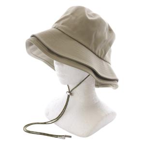 コットンツイル バケットハット 帽子 べージュ 22-0414S /SR19