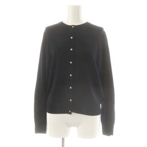 24AW ARKABA クルーカーディガン ニット 長袖 F ネイビー /DF OS