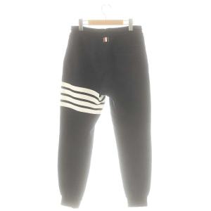 THOM BROWNE 4BARクラシックスウェットパンツ ジョガー イージー 0 ネイビー オフホワイト /DO OS AD