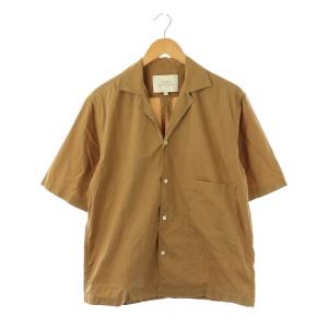 COCKLE SHIRT 半袖シャツ S キャメル /SS OS AD