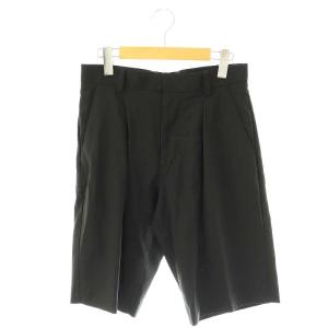 ウールハーフパンツウールショートパンツ M 黒 /MI OS AD