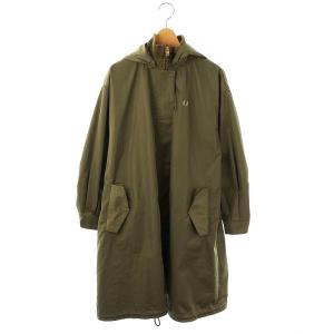 HOODED PARKA オーバーサイズ モッズパーカーコート 8 カーキ F6272 /DF OS