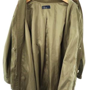 FRED PERRY HOODED PARKA オーバーサイズ モッズパーカーコート 8 カーキ F6272 /DF OS