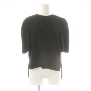 23AW Ulla ニット カットソー ウール 0 黒 /MI OS SH