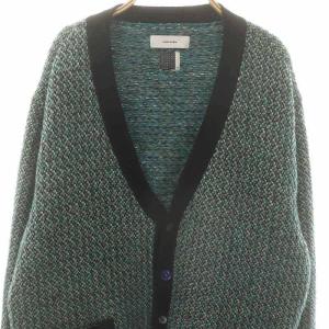 FACETASM ニットカーディガン ウール混 4 緑 グレー 黒 白 /MI OS SH ユニセックス