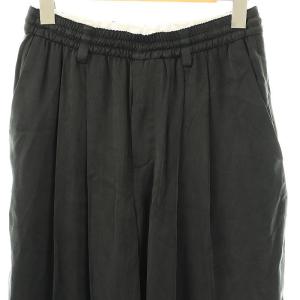 alexanderwang サテンツイルワイドパンツ イージー XXS ブラック /DO OS