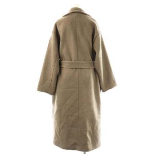 LagunaMoon 24AW 2WAYカラーロングコート アウター ダブル 総裏地 F モカ /DO OS