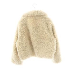Lily Brown LilyBrown 23AW トグルボタンバリエファーコート ショート丈 ボア F アイボリー /AT OS