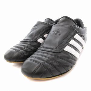 adidas 24AW テコンドー Taekwondo スニーカー シューズ レザー 24cm 黒 ブラック JQ4775