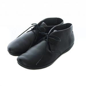 ライト ニーナ アンクルブーツ ハイカットシューズ レザー 38 24cm 黒 ブラック K400221-004