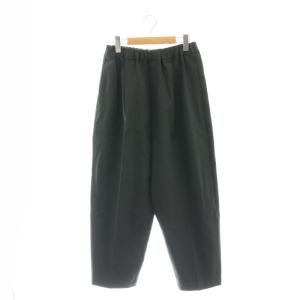 ワンタック テーパードパンツ スラックス M チャコールグレー /SS OS