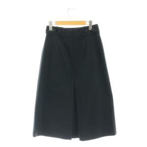 MARGARET HOWELL ロングスカート 2 ネイビー /SS OS