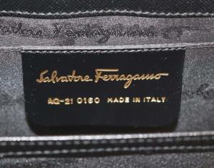 Salvatore Ferragamo AQ-21 0160 ガンチーニ トップハンドル 2way