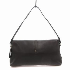 COACH 7573 ハンドバッグ ワンショルダー レザー 黒 ブラック /FT