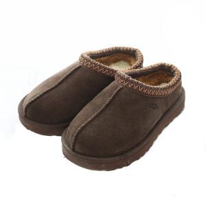 Tasman 5955 スリッポン サンダル シューズ ボア US5 22cm ブラウン 茶色 /RI