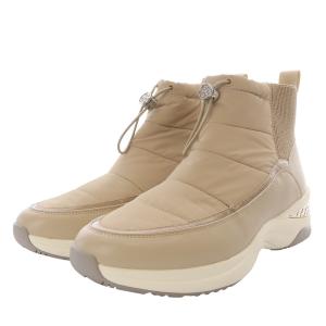 DIANA プラスダイアナ ショート丈スノーブーツ フラット XL ベージュ /YO14