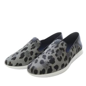 COLE HAAN スリッポン スニーカー ハラコ レザー 6.5B グレー /YO8