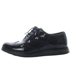 ORIGINALGRAND WNG ウィングチップ レースアップシューズ ブラック パテント ウォータープルーフ