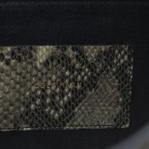 COLE HAAN トートバッグ ショルダーバッグ パイソン柄 レザー ベージュ /YO7