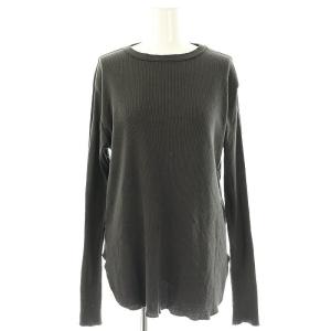 23AW RIB LONGSLEEVE T SHIRT カットソー Tシャツ 長袖 ブラック /ES OS